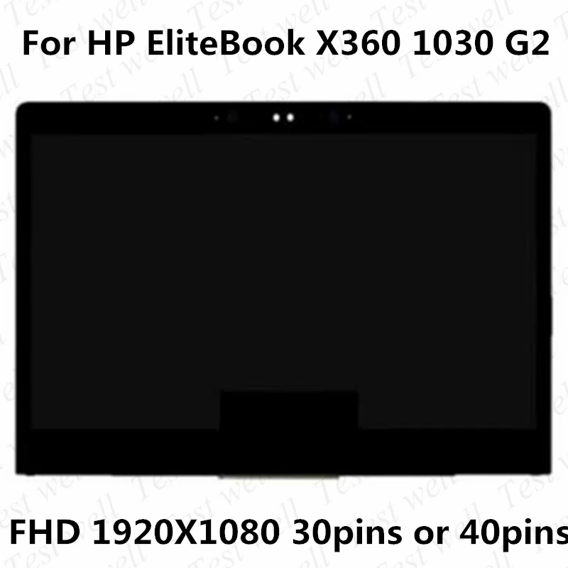 13.3 colių LCD Ekrano Asamblėjos HP EliteBook x360 1030 G2 Touch Ekranas skaitmeninis keitiklis Asamblėjos 1920*1080 . ' - ' . 0