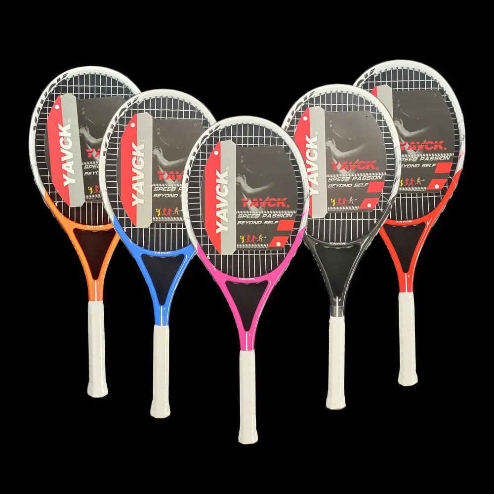 27 colių YAVCK kompozicinės anglies integruota teniso raketė, skirta pradedantiesiems praktika, konkurencijos, mokymo, teniso raketės . ' - ' . 0