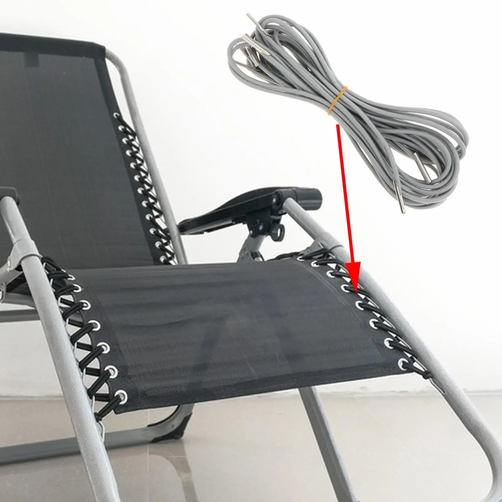 4x Pakeitimo Laidą Zero Gravity Chair Elastinga Laidą Raišteliais Kėdė Remonto Laidą Saulės Gultais Lounge Kėdės Anti Gravity Chair . ' - ' . 3