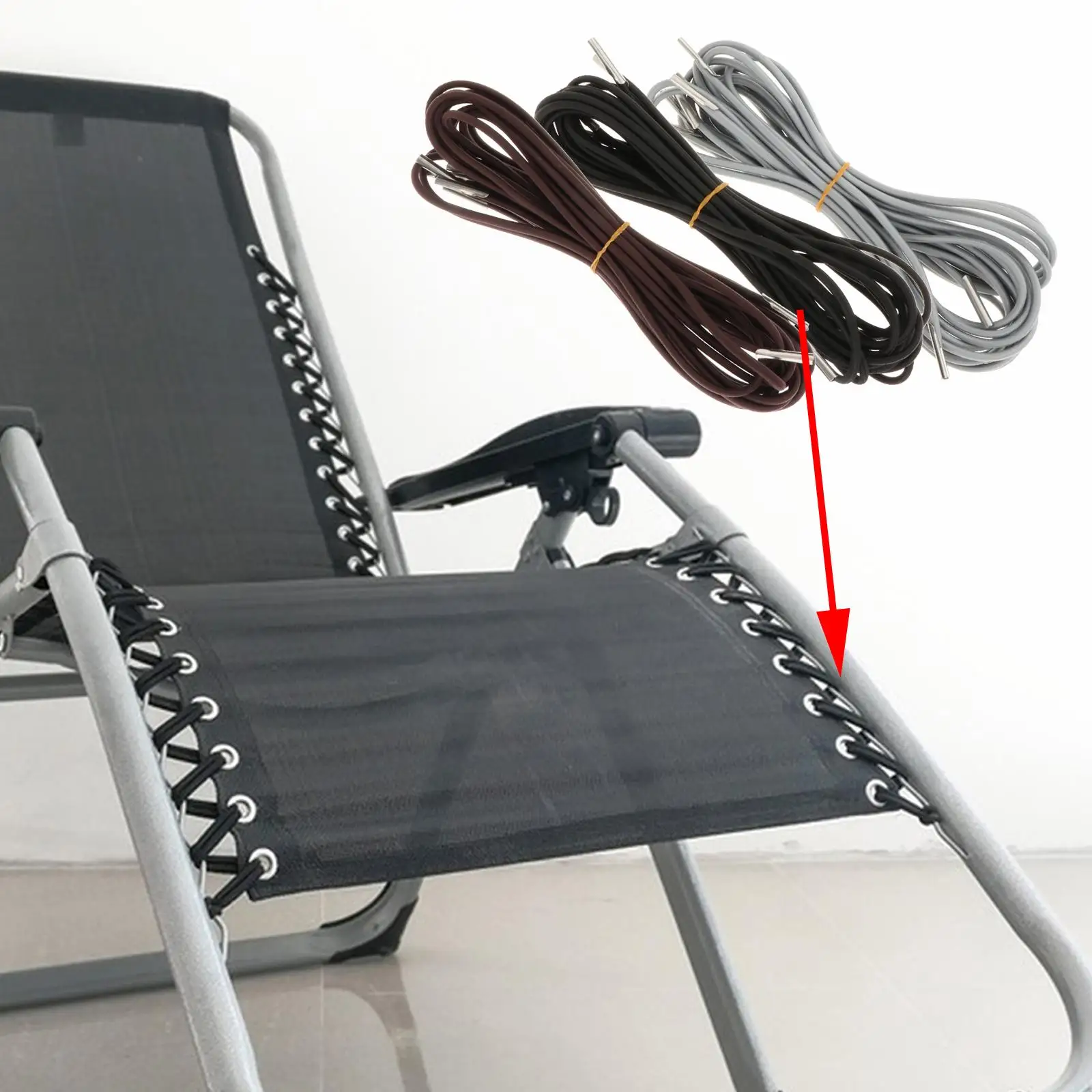 4x Pakeitimo Laidą Zero Gravity Chair Elastinga Laidą Raišteliais Kėdė Remonto Laidą Saulės Gultais Lounge Kėdės Anti Gravity Chair . ' - ' . 4