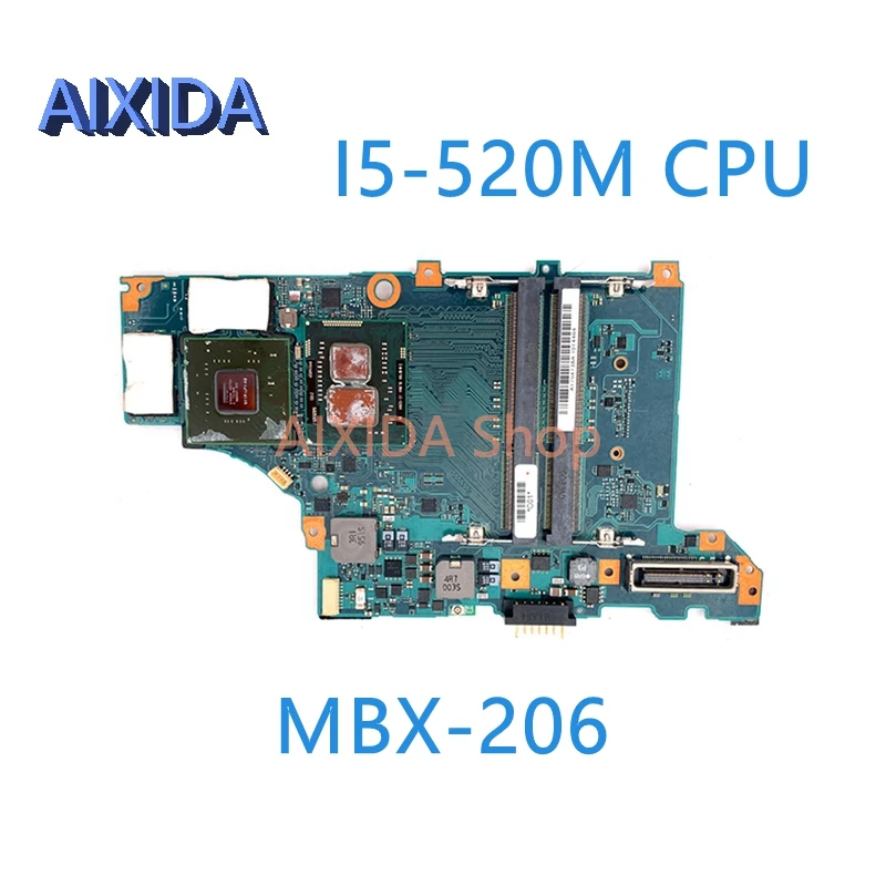 AIXIDA A1754738A Pagrindinės plokštės Už MBX-206 SONY Vaio VPCCZ Nešiojamas Plokštė GT330M GPU I5-520M PROCESORIUS visapusiškai išbandytas . ' - ' . 0