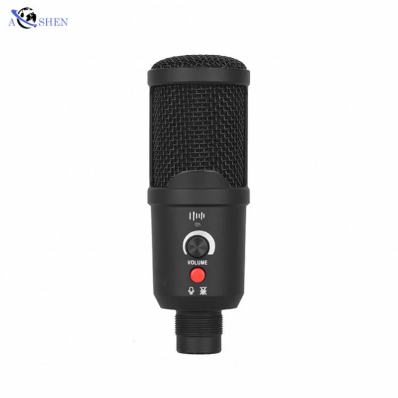 AOSHEN ASDM01 Profesinės USB Kondensatoriaus Mikrofonas su Stalinis Trikojis Stovas Livestream Transliacijos Įrašymo . ' - ' . 3