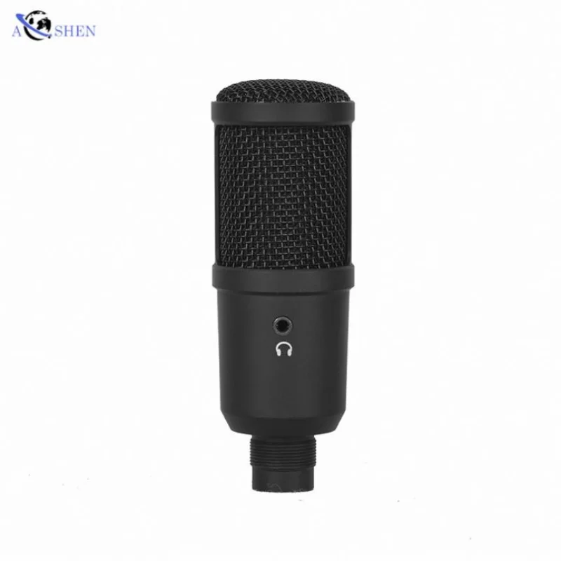 AOSHEN ASDM01 Profesinės USB Kondensatoriaus Mikrofonas su Stalinis Trikojis Stovas Livestream Transliacijos Įrašymo . ' - ' . 4