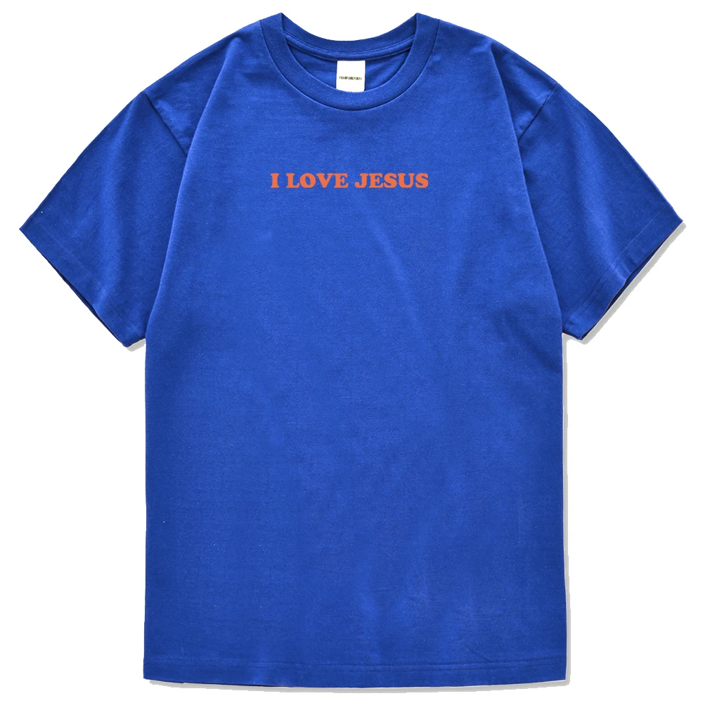 Aš Myliu Jėzų Spausdinti Tshirts Vyrų Vasaros Strecth Tshirts Streetwear Kvėpuojantis trumpomis Rankovėmis, Hip-Hop Mados VYRIŠKI T Shirts . ' - ' . 0