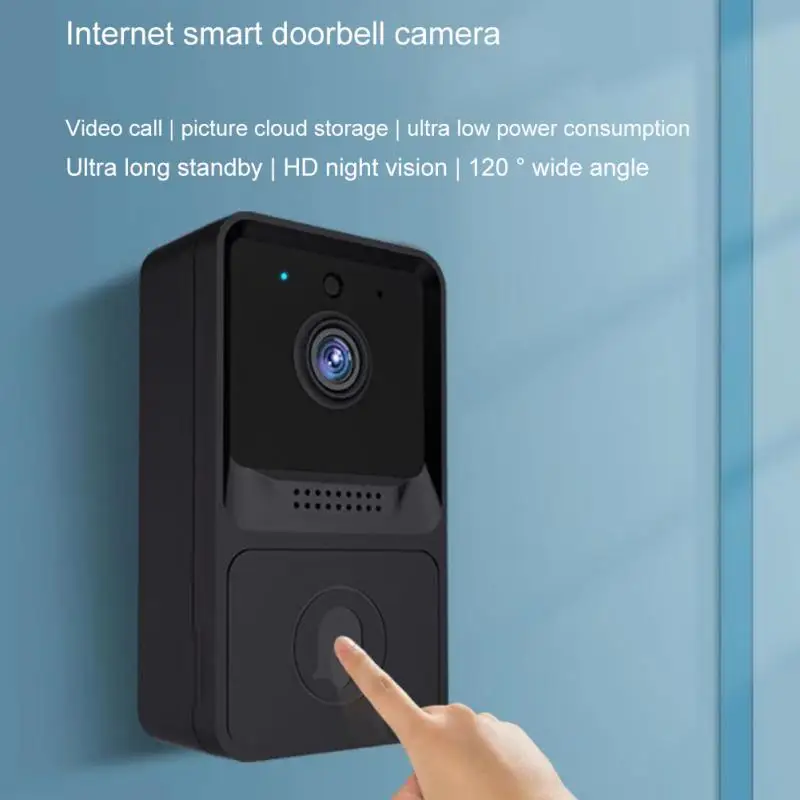 Belaidžio Smart Doorbell Apsaugos Smart Home Vaizdo Skambučių HD Infraraudonųjų spindulių Naktinio Matymo Debesys Saugojimo Ilgo Laukimo Doorbell . ' - ' . 1