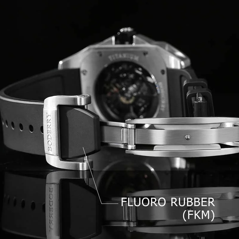 Boderry Fluoro Guma Dirželis skirtas vien tik AUDRA laikrodžiai | 24mm laikikliu plotis . ' - ' . 4