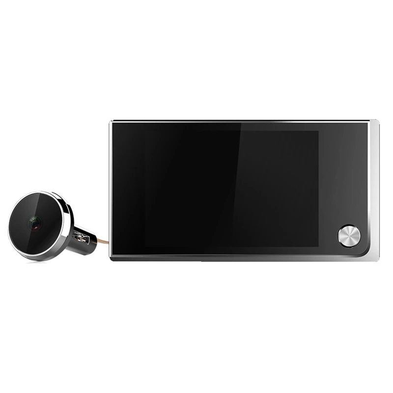 C01 3.5 Colių Skaitmeninis LCD 120 Laipsnių Akutė Viewer Foto Vaizdo Stebėjimo Elektroninių Cat Eye Kamera Doorbell Fotoaparatas . ' - ' . 0