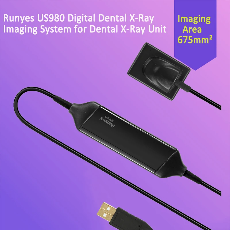 CE Skaitmeninių rentgeno Vizualizavimo Jutiklių Runyes U980 CMOS USB2.0 Dantų rentgeno RVG Jutiklis Size1 Xray Mašina Dantų Vaizdo Panaudota . ' - ' . 4