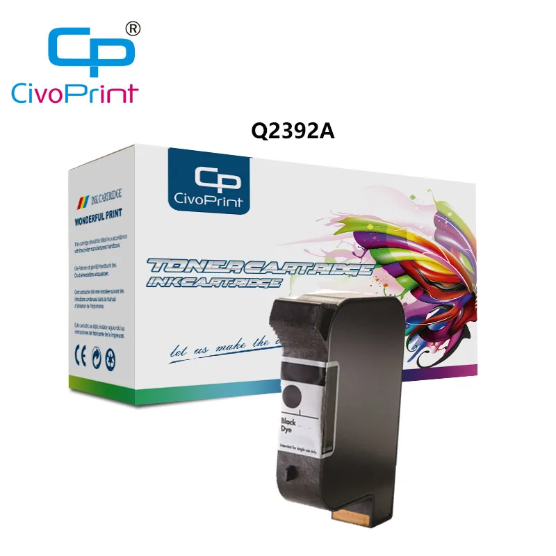 Civoprint Q2392A Suderinama HP 2560 Juodo Pigmentinio Rašalo (TIJ 2.5) (40 ML) (Q2392A) rašalo kasetė . ' - ' . 0