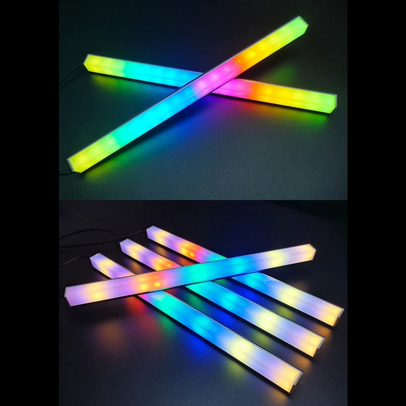 COOLMOON ARGB Šviesos Juostelė Magic Color Spalvos Dekoratyvinis LED Šviesos Juostelės Kompiuterio Atveju Šviesos Juosta dvipusė Šviesos . ' - ' . 2