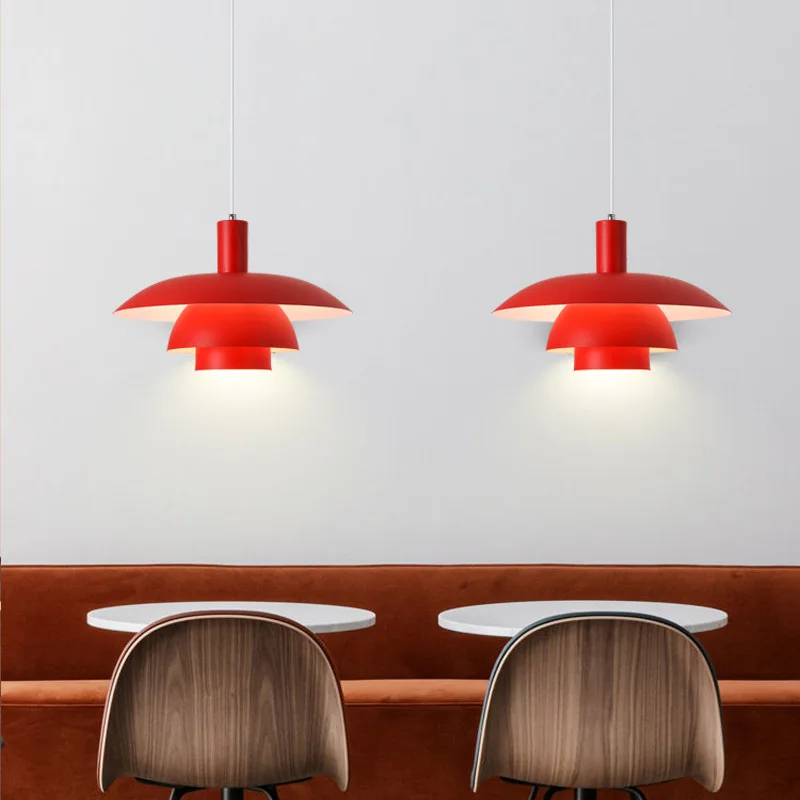 Danijos Dizaino LED Meno Pakabukas Šviesos Daugiaspalvis Skėtis 5 Kabinti Liustra Gyvenimo Valgomasis Restoranas Blizgesio priedai veltiniams, vilna Lempa . ' - ' . 3