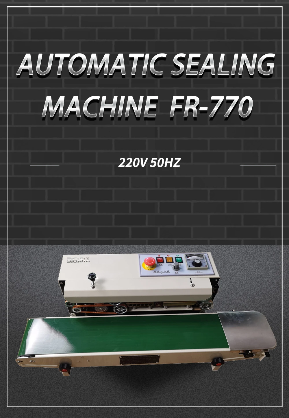 DIGISIX FR-770 Horizontalus Automatinis Sandarinimo Mašina Plastiko Maišelis Pakuotės Mašina ištisinės Juostos Gruntas . ' - ' . 2