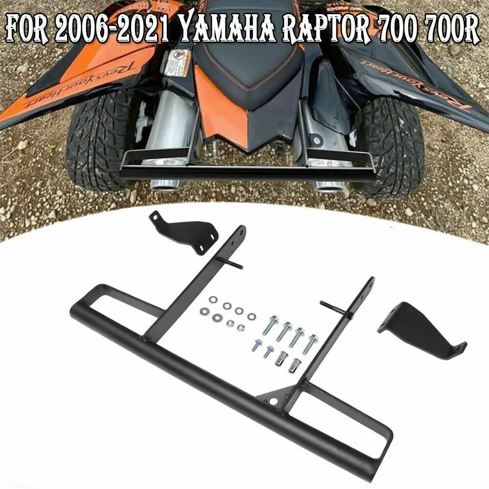 Galinis Platus Patraukti Juosta Bamperio už Yamaha Raptor 700/700R 2006-2020 Aliuminio . ' - ' . 0