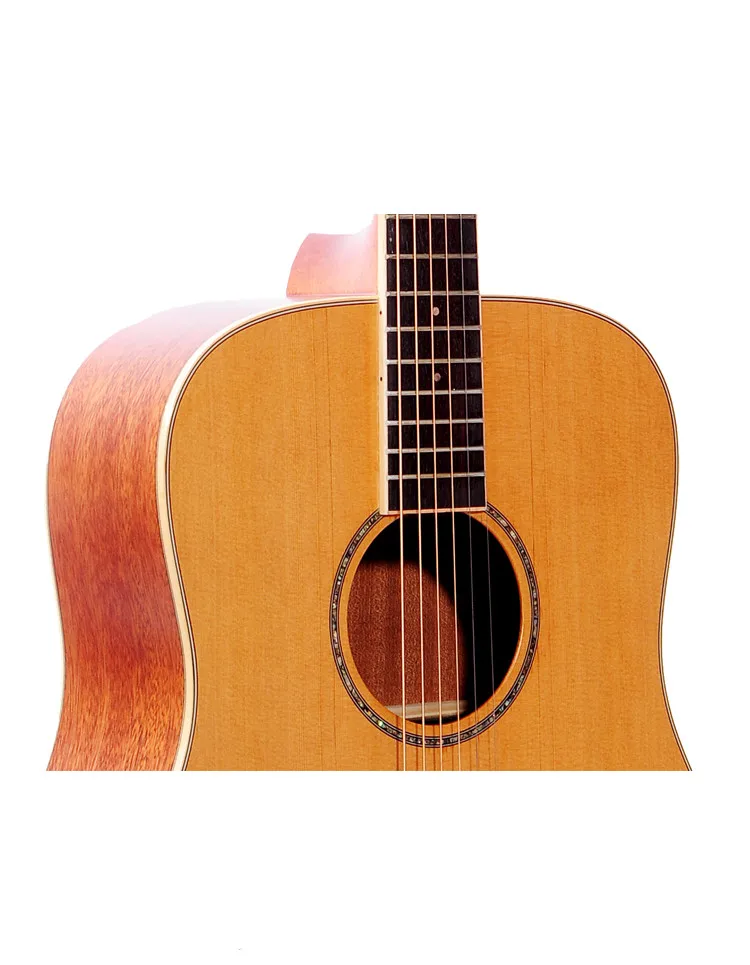 Geake G-202 41 colių drednoutas aukštos klasės rankų darbo solid kedras akustine gitara . ' - ' . 2