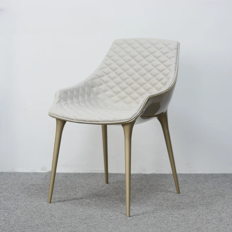 Individualų italijos minimalistinio ir prabangus dizainerio kūrybos stiklo namų valgomojo kėdės, villa modelis kambariai, kavos parduotuvės . ' - ' . 1