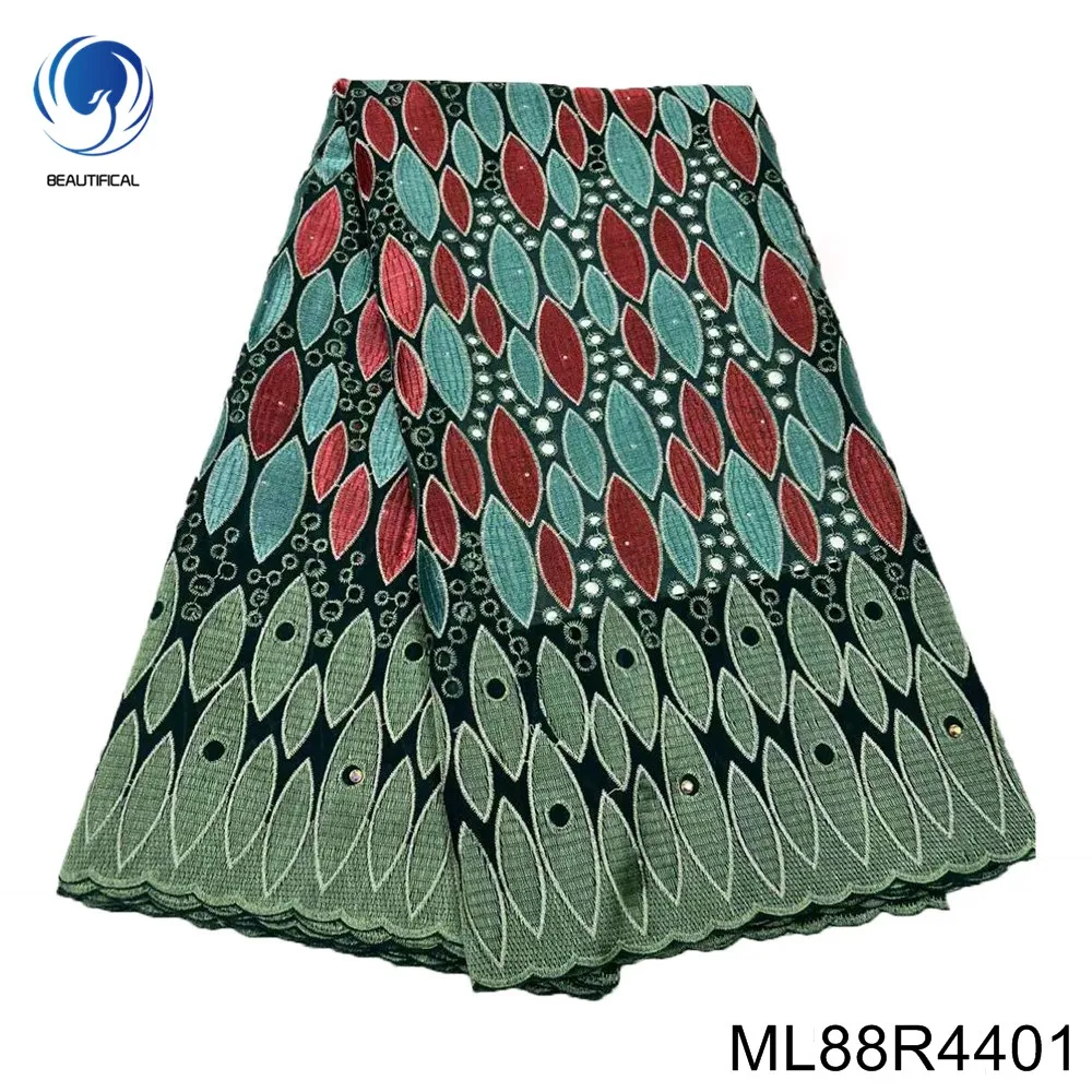 Iškirpti Skylę Tuščiaviduriai Išsiuvinėti Dizainas, Elegancija Nigerijos Šveicarijos vienspalviai voile Nėrinių Fabric100% Cottin Šalis Suknelė ML88R44 . ' - ' . 0