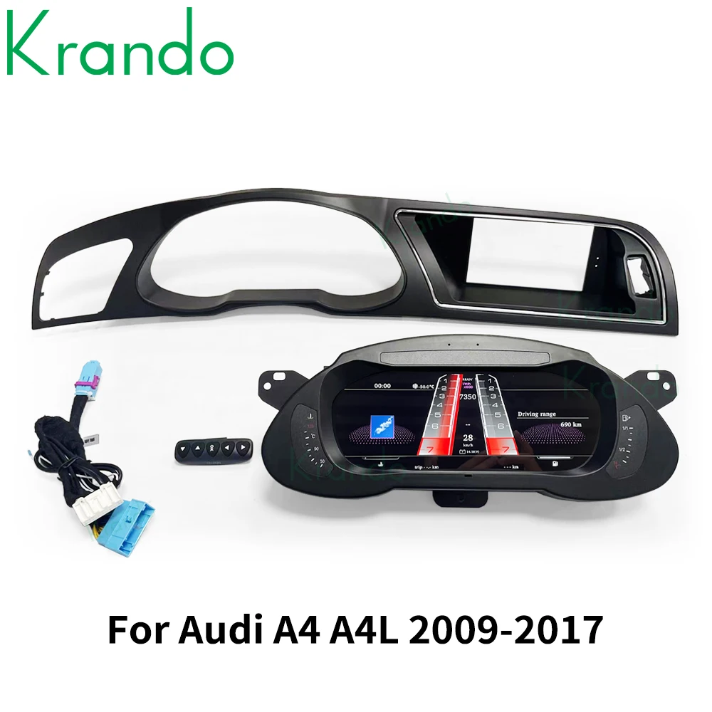Krando 12.3 Cm Linux Skaitmeninio Klasterio Audi A4, A4L S4 RS4 2009 M. - 2018 M., LCD Prietaisų Skydelis Virtualus Instrumentas Kabinos . ' - ' . 0