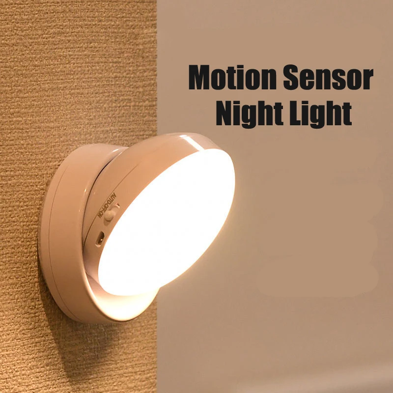 LED Judesio Jutiklis Nakties Šviesos USB Įkrovimo Naktį Lempos Sukasi į Energijos taupymą, Garso/Šviesos Koridorius Vonios kambarys . ' - ' . 0