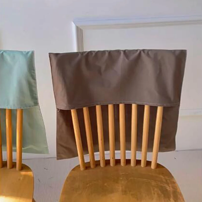 Multi-Pocket Valgomojo Kėdės Atlošas Apima Grynos Medvilnės Saugojimo Kėdės Nugaros Pagalvių Šiaurės Japonų Minimalizmas Kėdė Padengti Su Kišenėmis . ' - ' . 5
