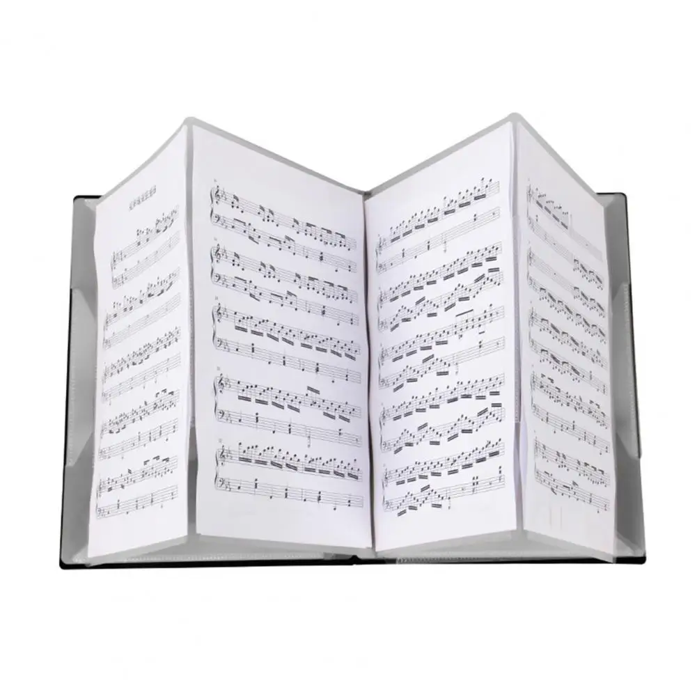 Muzikos Rišiklio A4 Juosta Katalogą 4-Sided Skleisti Lengva Operacija 40 Lapų Fortepijono Muzikos Partitūros Laikiklis Fortepijonas Priedai . ' - ' . 0