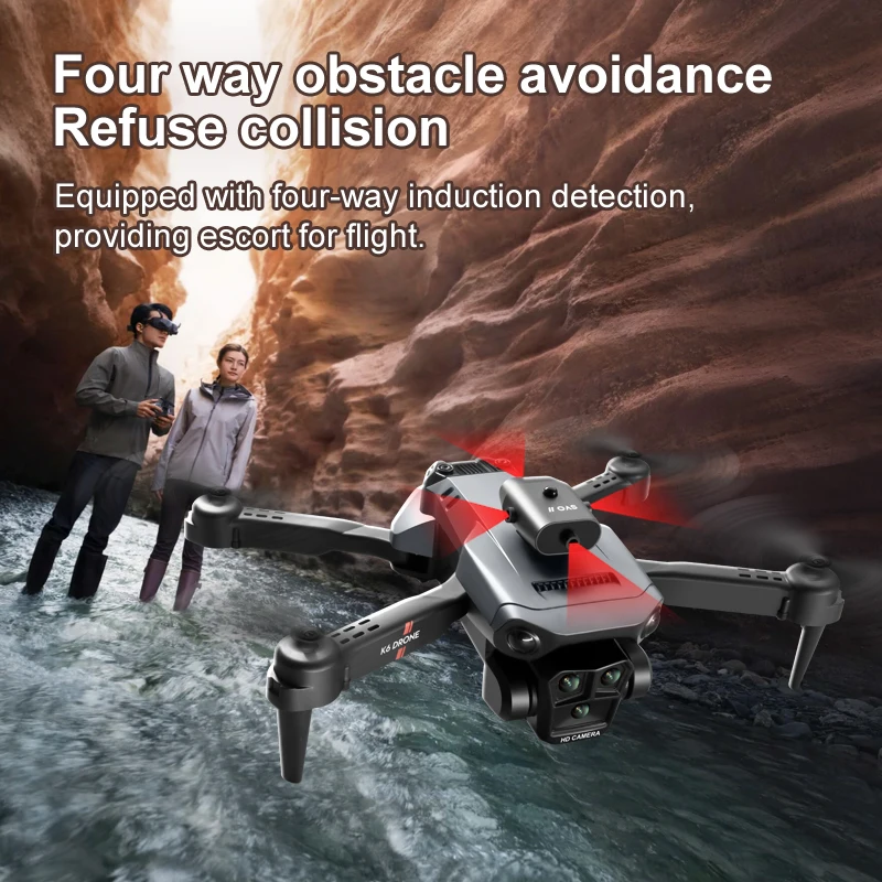 Naujas K6Max HD Drone 4K Professinal Plataus Kampo Optinis Srauto Lokalizacijos Keturių krypčių Kliūčių Vengimo Quadcopter Vs Z908 Dovanos Žaislas . ' - ' . 3