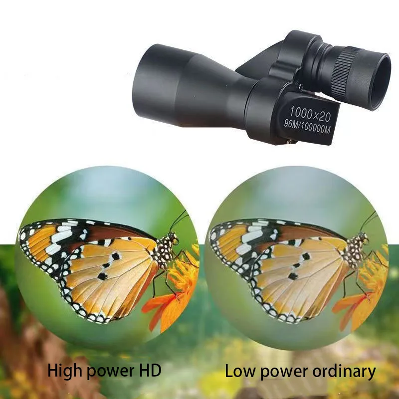 Nešiojamas HD Naktinio Matymo Mini monokuliarai labai priartinus objektą Lauko Žvejybos Žiūronai Medžioklei Kempingas . ' - ' . 1