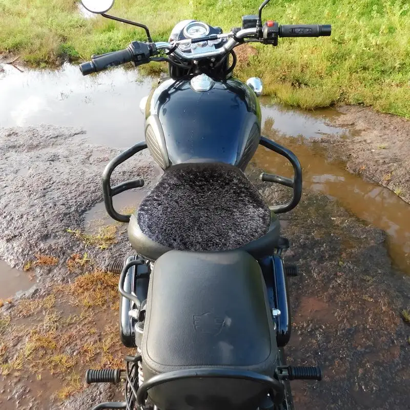 Oro srautas Sėdynės Padengti Motociklo Balneliai Moto 3D Korio Šoko Paramos Įsisavinimo Šviežio Medaus Sėdynės Slėgio ribojimo . ' - ' . 4