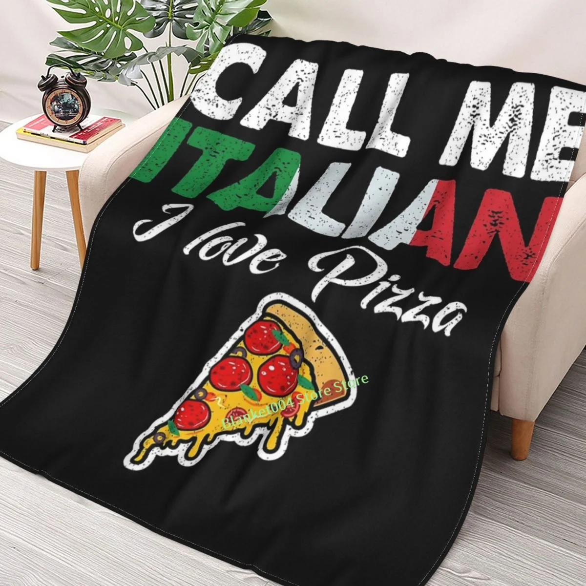 Paskambink Man, italijos man Patinka Pica Švęsti Nacionalinio Maisto produktai, Maisto Mėgėjams Mesti Antklodę 3D atspausdintas sofa-lova, miegamojo dekoratyviniais antklodė . ' - ' . 0