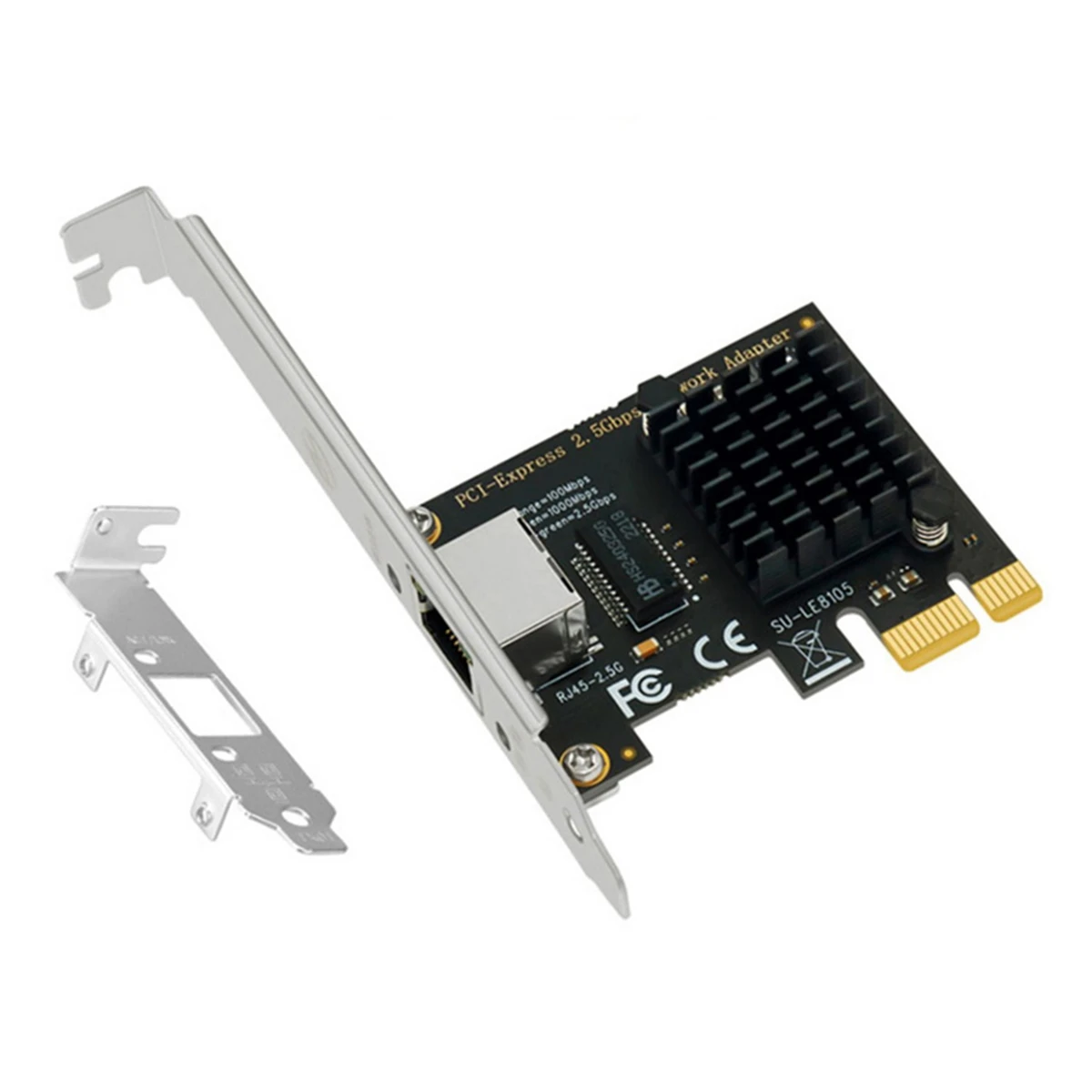 PCI-E 2,5 G Tinklo plokštė RTL8125BG PCI-E X1 Iki 2,5 Gbps Gigabit RJ45, Ethernet Tinklo plokštės dėl PC . ' - ' . 0