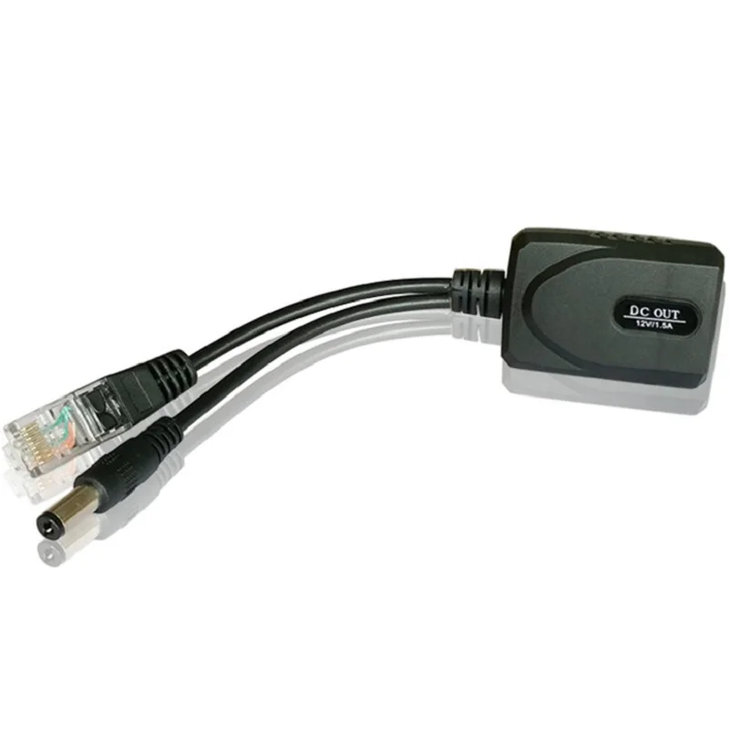 POE Splitter Konvertuoti 24V į 12V DC Out Power splitter per tinklo kabelį, IP Stebėjimo kameros . ' - ' . 1