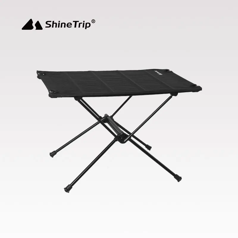 ShineTrip Lauko Kempingas Palapinė Nešiojamų Aliuminio Laikiklis Medžiaga Sudedamas stalas Aliuminio Iškylą lentelėje Taktinis stalo . ' - ' . 4