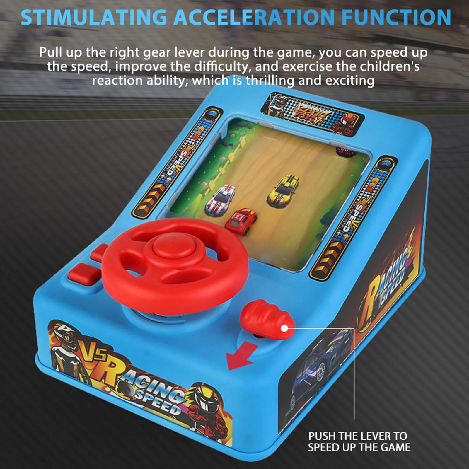 Simuliacinis Vairas Žaidimas Žaislai Su Garso Efektas Įdomus Lenktynių Žaidimas Vaikams . ' - ' . 4