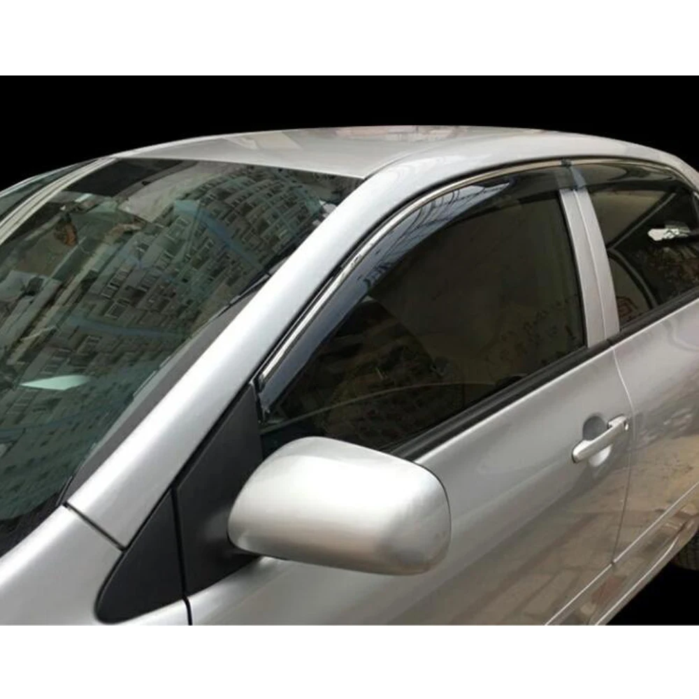 Toyota Corolla Altis 2008 M. 2009 M. 2010 M. 2011 M. 2012 M. 2013 M. Automobilio Klijuoti Rėmas Žibintas Plastikinių Langų Stiklo Vėjo Skydelis Lietaus/Saulės Guard Ventiliacijos . ' - ' . 3