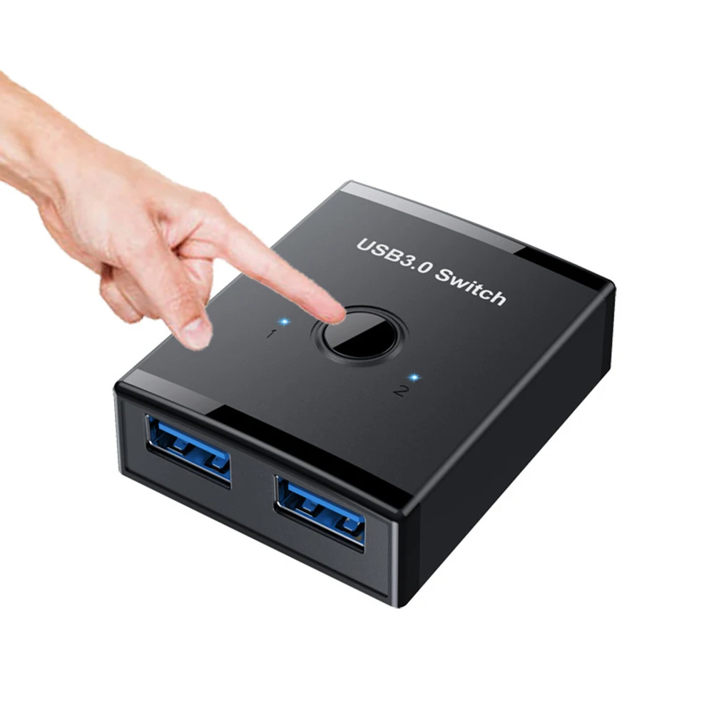 USB KVM Switch Selektorių USB 3.0-2.0 Switcher Hub Dėžutėje 2 VNT Uosto Bendrinimo Printer/Scanner/Klaviatūra/Pelė . ' - ' . 4