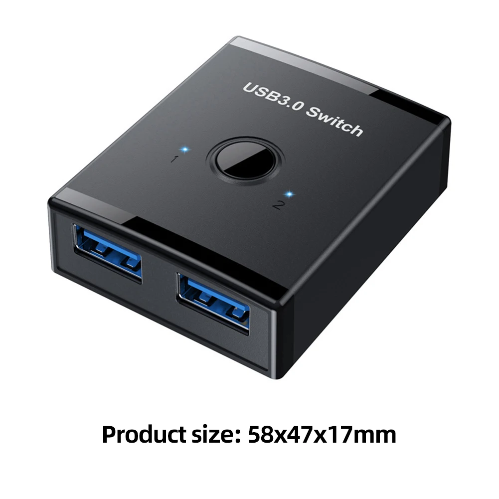 USB KVM Switch Selektorių USB 3.0-2.0 Switcher Hub Dėžutėje 2 VNT Uosto Bendrinimo Printer/Scanner/Klaviatūra/Pelė . ' - ' . 5