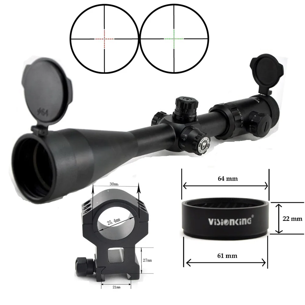 Visionking 3-30x56 Trajektorija Užraktas Medžioklės Riflescope High Power Side Dėmesio Optinį Taikiklį .22 .50 Su Žiedu skėtį nuo saulės Gaubtai . ' - ' . 5