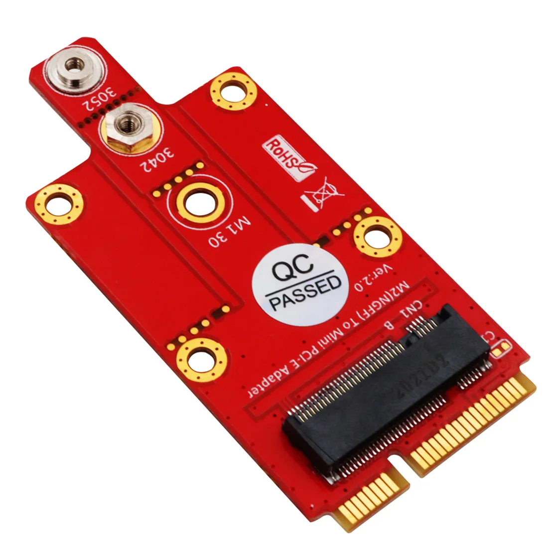 XT-XINTE M. 2 Raktas B Mini PCI-E mPCIe Adapteris Kortelę 3G / 4G / 5G Modulis Palaiko 3042/3052 Tipo M2 Klavišą B Kortelės Matmenys . ' - ' . 0