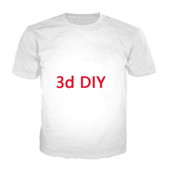 3D Marškinėliai Vyrams, Moterims, Vaikams, Drabužiai Vaikams, Vasaros Mados Trumpas Rankovės 3d Print T-Shirt Kietas Viršūnes Drabužiai