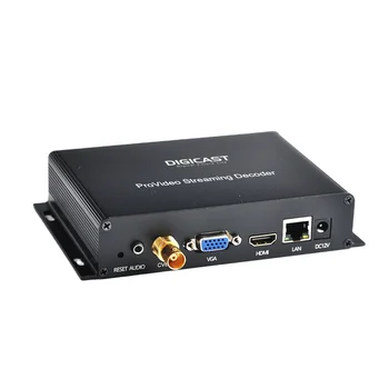Aukštos Kokybės RTSP RTMP/UDP HD 1080P H. 265 HEVC dekoderis Garso Vaizdo Transliacijos dekoderis