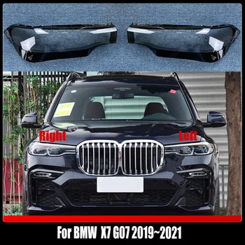 BMW X7 G07 2019~2021 Priekinis Viršelis Skaidrus Kaukė Lempos Atspalvis priekinis žibintas Shell Objektyvas Pakeičia Pradinį Umbra