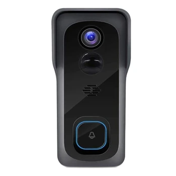 KARŠTO Smart WIFI Doorbell Kamera, Belaidžio ryšio Vaizdo Doorbell Nuotolinio Namuose Vaizdo Kamera Balso Domofonas