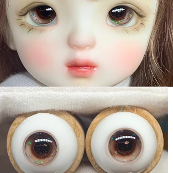 BJD doll obuolius tinka 1/3 1/4 1/6 dydis mielas Rudas gipsas Akis žaislų diamond akių modelis lėlės priedai