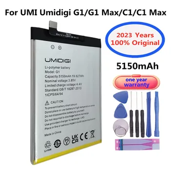 2023 Metų Nauji 100% Originalus Akumuliatorius UMI Umidigi G1 / G1 Max / C1 / C1 Max Bateria 5150mAh Bateriją Sandėlyje