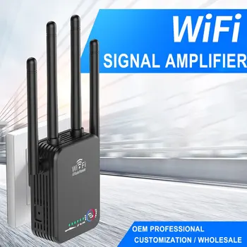 Belaidžio WiFi Kartotuvas 1200Mbps 300M Maršrutizatoriaus Wifi Booster DPI 2.4 G, Wi-fi, Ilgai Range Extender 5G Signalo Stiprintuvas