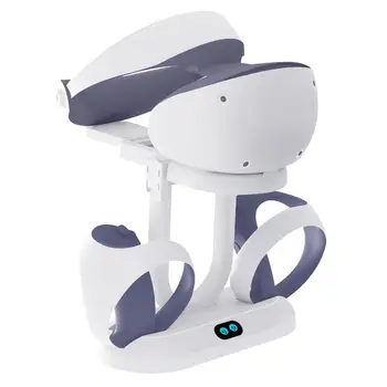 Nešiojamų VR Įkrovimo Stotis Įkrovimo Dokas PS VR2 Vitrina PS VR2 Įkrovimo Stoties Ir Stendas Su LED Indikatorius