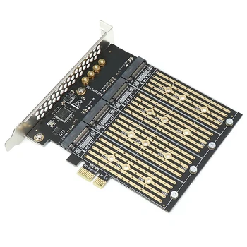 1 Set PCI-E X1, 4 Bitų M. 2 B-Raktas SSD Į PCIE NGFF SATA Adapteris Kortelės Išplėtimo Kortelės Daugiafunkcį Nešiojamąjį