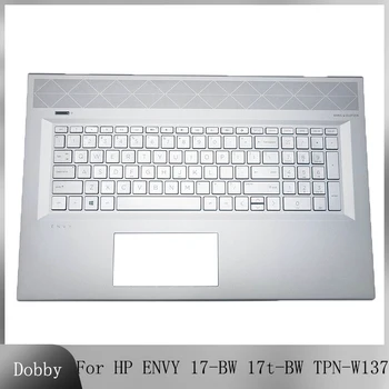 Originalus Naujas Laptoop JAV, TAI UK Klaviatūra HP ENVY 17-BW 17t-BW TPN-W137 Viršuje Palmrest Atveju Viršutinis Dangtis su Apšvietimu L20714-001