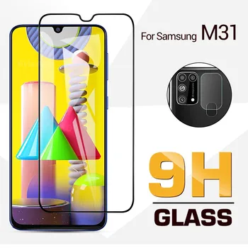 2in1 Samsung Galaxy M31 Aukštos Kokybės Ekranas Grūdintas Filmas+ Kameros Stiklo Samsung 