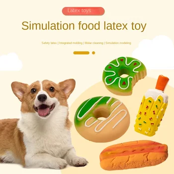 Šunų Žaislų Cypimas Maisto Forma Garsus, Žaisti Menkniekis Valyti Dantis Šuniuką Kramtyti Prekių Mokymo Buitinių Pet Žaislai, Aksesuarai