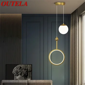 OUTELA Šiaurės Pakabukas Šviesos Šviestuvai LED Šiuolaikinio Paprasta Lempa Dekoratyvinis Namų Kambarį